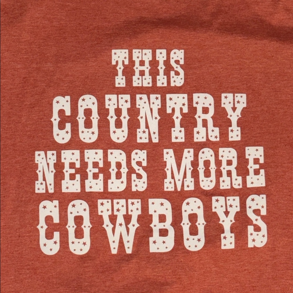 🍑This Country Needs More Cowboys•Gildan Softstyle TeeShirt•Size:M🍑 - Picture 4 of 6